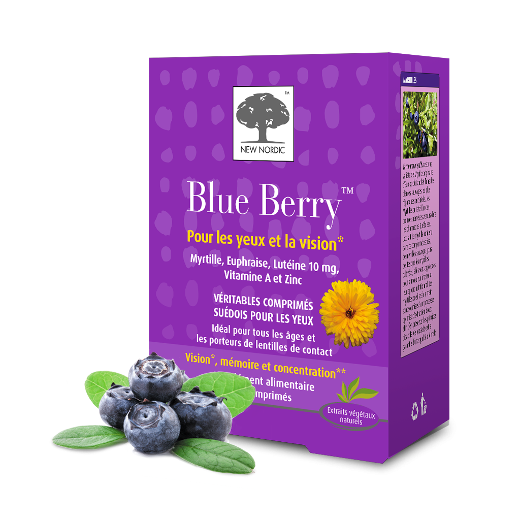 Blue Berry, Protège les yeux et la rétine pour une bonne vision - Vitalco
