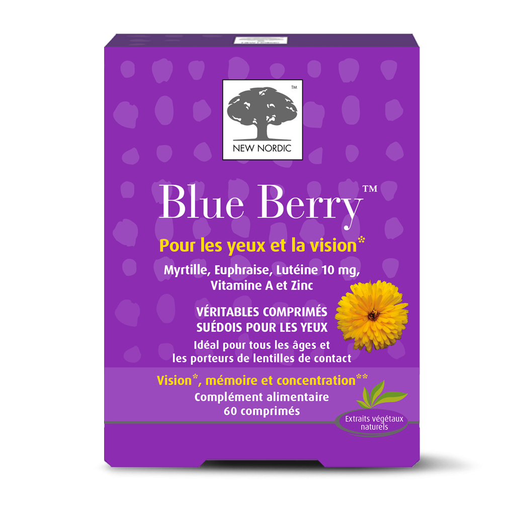 Blue Berry, Protège les yeux et la rétine pour une bonne vision Vitalco