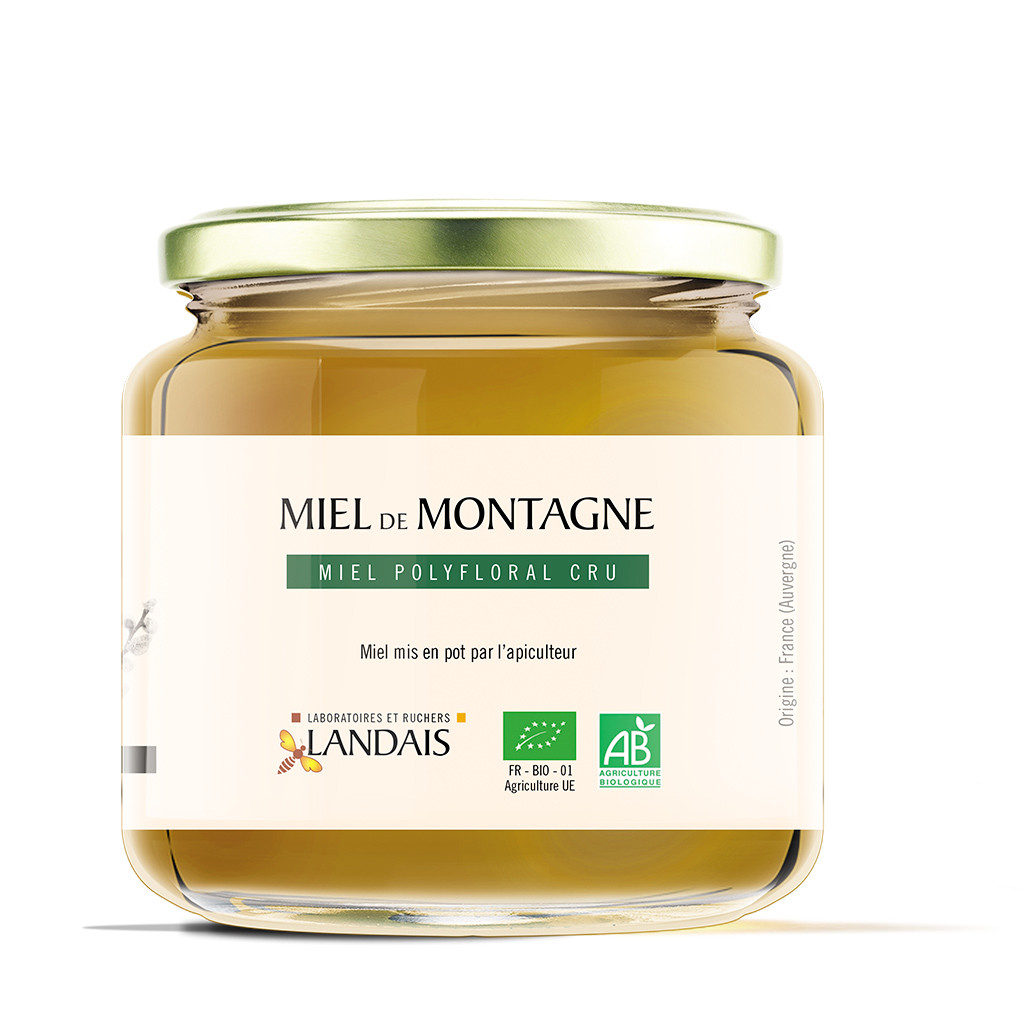 Miel de Bourdaine de Montagne Merit 280g - Miel cru non chauffé