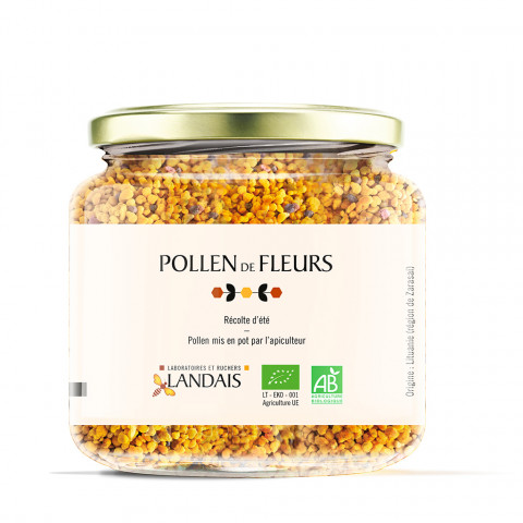 Bioself Pollen d'abeille BIO, pollen de fleurs (1 kg) : :  Épicerie